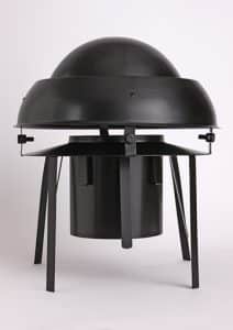 Mini Hanging Eurocowl, Black finish