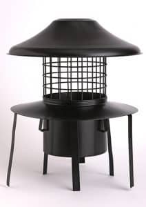 Euro Pot Hanging Cowl, Black finish