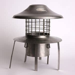 Euro Pot Hanging Cowl, Natural finish