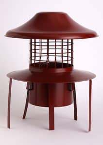 Euro Pot Hanging Cowl, Terracotta finish